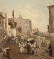 A procession in Southern Italy - Franz Richard Unterberger
