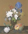 A vase of roses - Franz Xaver Nachtmann