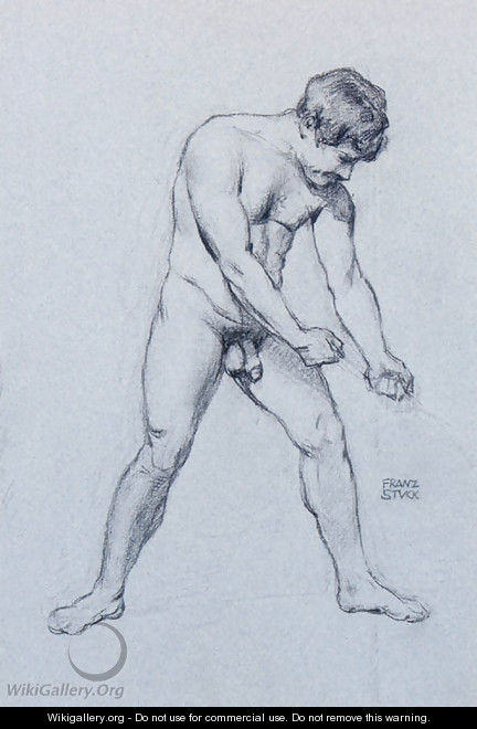 A male Nude - Franz von Stuck