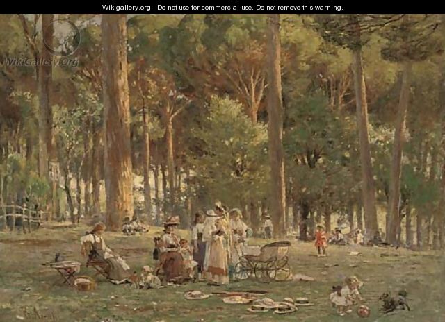 A day in the park - Franz Theodor Aerni