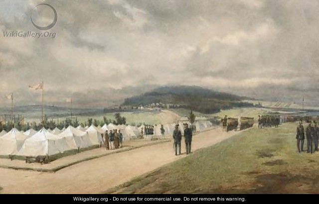Military Review and Encampment - Franz Teichel