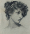 Study of Lena Perse - Frederic James Shields