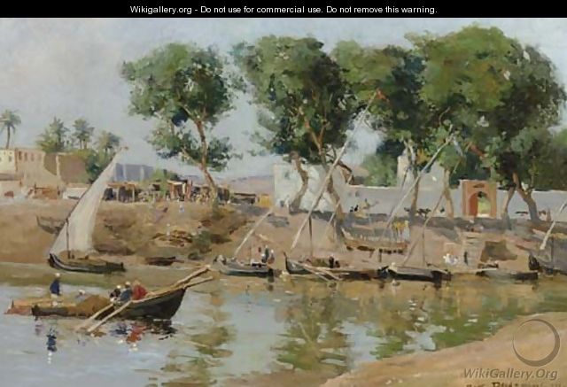 Boating on the River Nile - Frank Dean