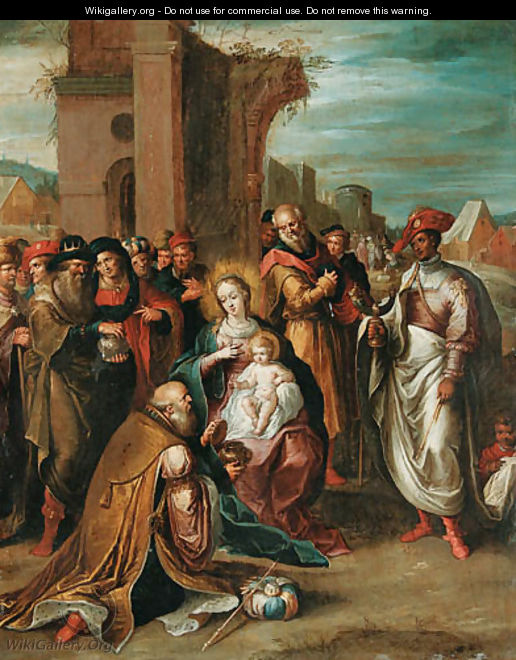 The Adoration of the Magi - Frans II Francken
