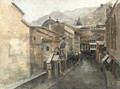 A Georgian town - Franz Roubaud