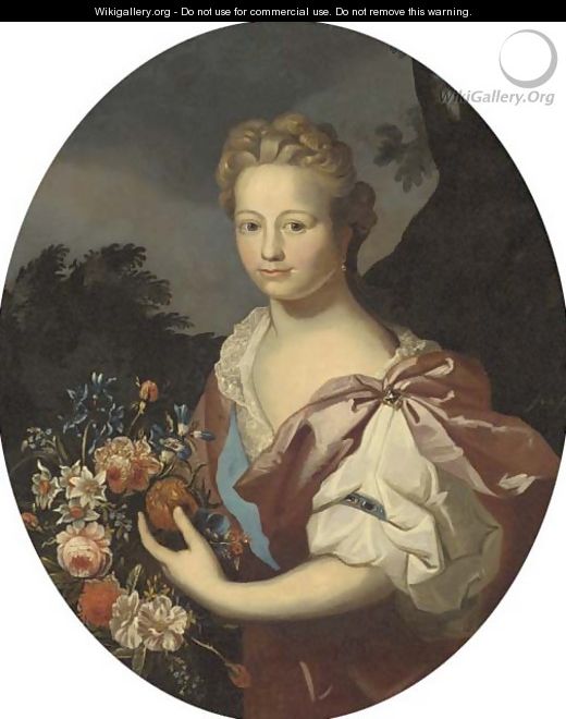 Portrait of a lady - Frans Van Der Mijn