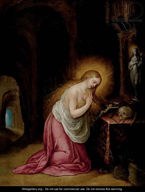 The Penitent Mary Magdalen - Frans II Francken