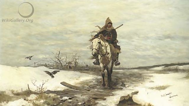 The lone hunter - Josef von Brandt