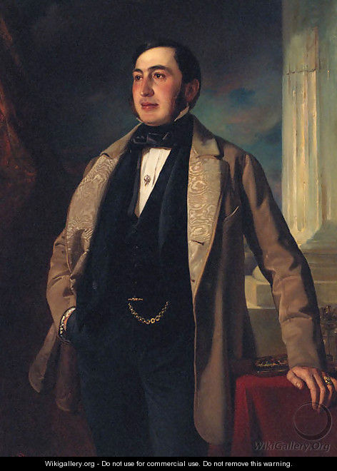 Portrait Of Gentleman - Josef Plank