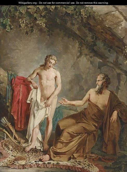 Telemachus and Mentor - Josef Bartholomeus Vieillevoye