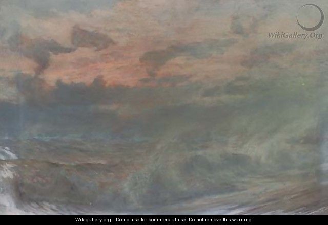 Winter sea - Joseph Arthur Palliser Severn