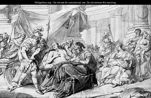 The death of Germanicus - Joseph II Cellony