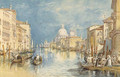 The Grand Canal, Venice, with gondolas and figures in the foreground - Joseph Mallord William Turner