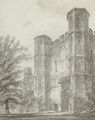 The Abbey Gate, Battle Abbey, Sussex - Joseph Mallord William Turner