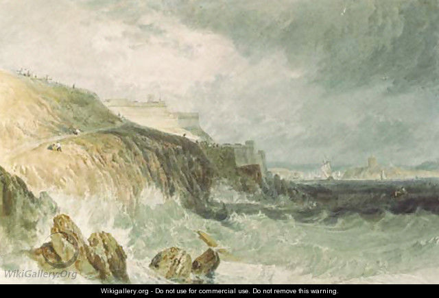 Plymouth Citadel, a gale - Joseph Mallord William Turner
