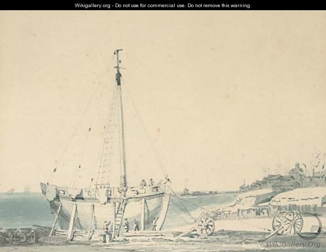 Boat-building at Dover - Joseph Mallord William Turner