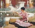 A Pompeian Garden - John William Godward
