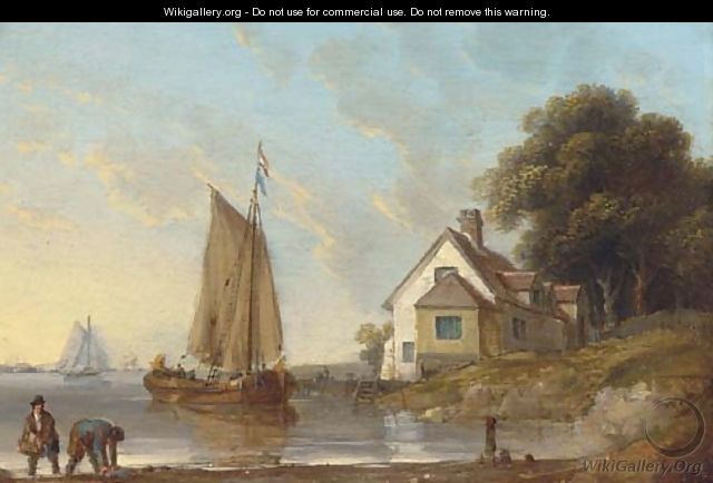A calm day on the estuary, thought to be the Thames - John of Hull Ward