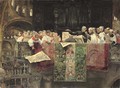 The choir of St. Mark's, Venice - Jose Gallegos Y Arnosa