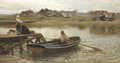 Walberswick Ferry (1875) - Hamilton Macallum