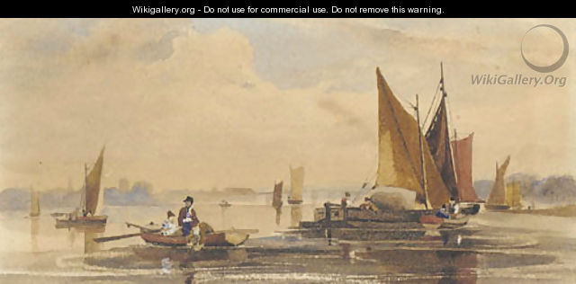 A view on the Thames - John Varley