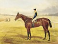 Field Marshall, a bay racehorse with Major Eustace Crawley up - John Mathews