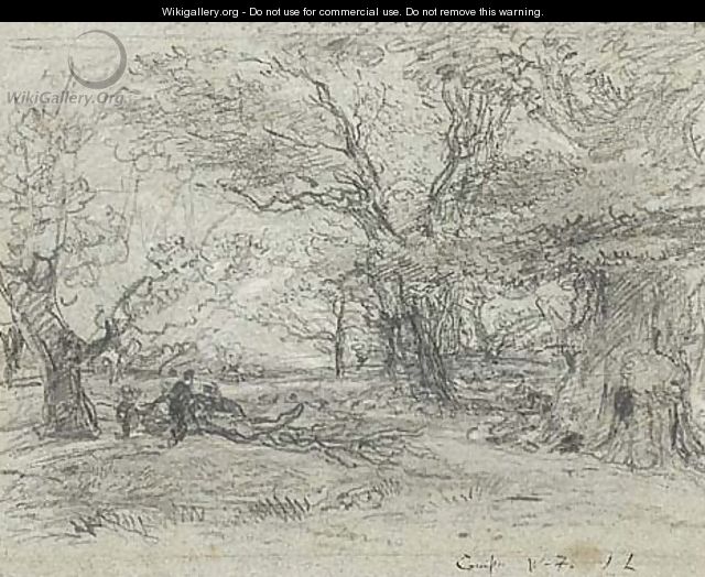 Woodcutters, Bray Wood, Windsor - John Linnell