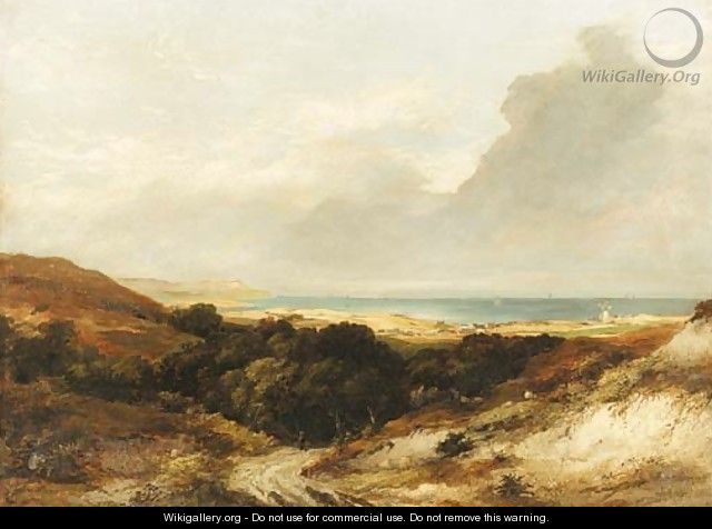 Coastal landscape - John Linnell