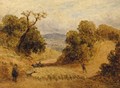 'Dusty Road', a study - John Linnell