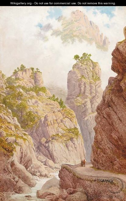 Gorge of Roya - John Mulcaster Carrick