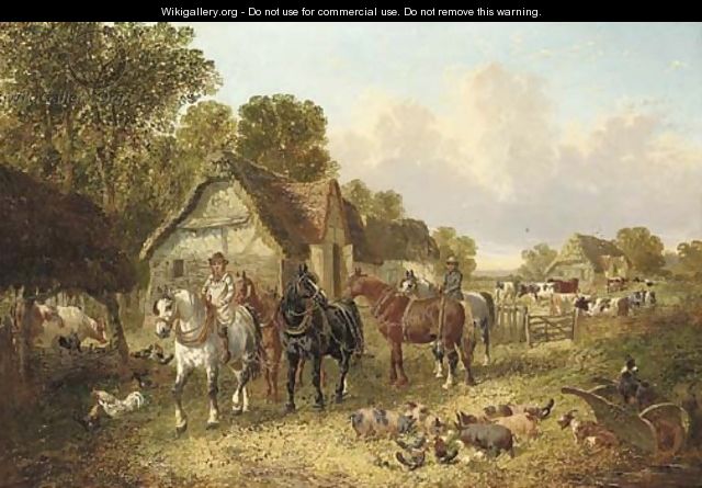 The plough team - John Frederick Herring, Jnr.