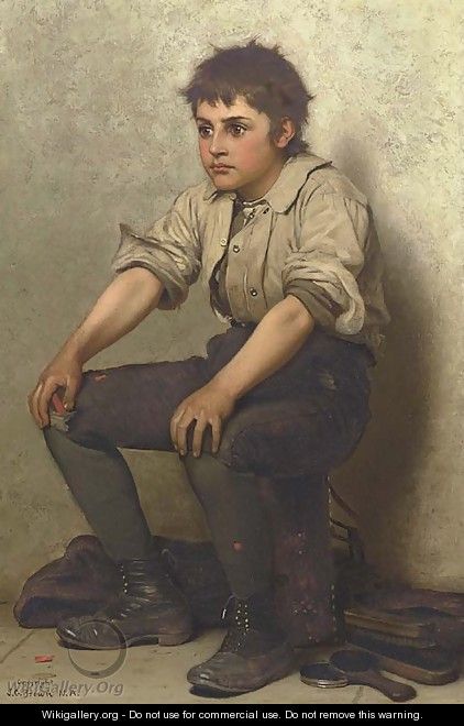 Thinking It Over - John George Brown