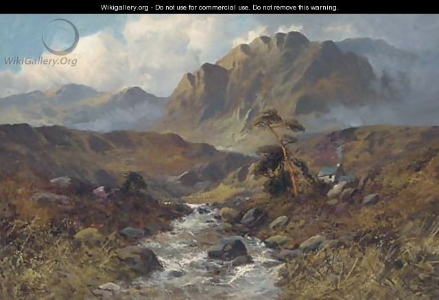 A Highland cascade - John Henry Boel