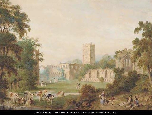 Fountains Abbey, Yorkshire - John Heaviside Clark