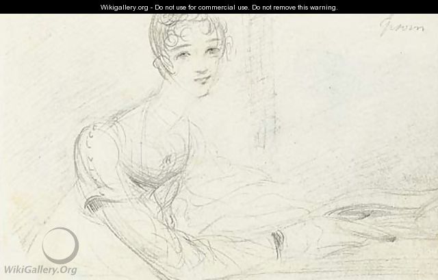 Portrait study of Jane or Ann Gubbins - John Constable