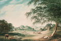 A view in the park at Hawkstone, the seat of Sir Richard Hill, Bt., Shropshire - John Emes