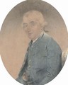 Portrait of General Spencer Cowper, half-length, in a blue jacket - John Downman