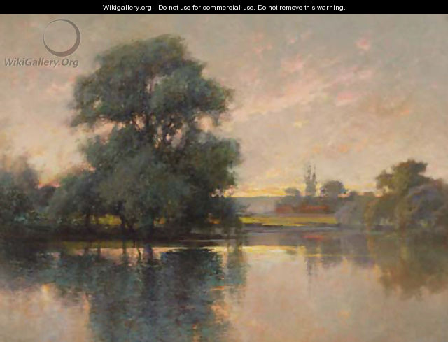 A river at sunset - John Finnie