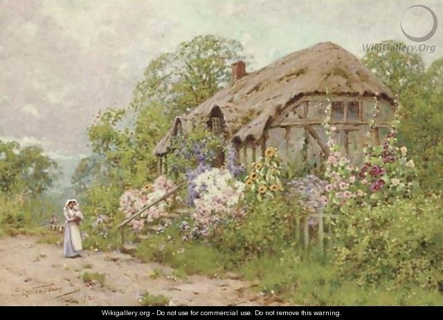 A Worcester lane, near Ombersley - J.A. Lynas Gray