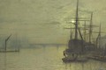 The Thames below bridge - John Atkinson Grimshaw