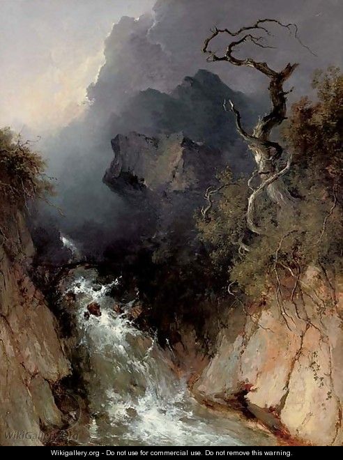 The rocky waterfall - John Brandon Smith