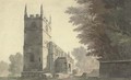 The south-western aspect of Belton Church, Lincolnshire - John Claude Nattes