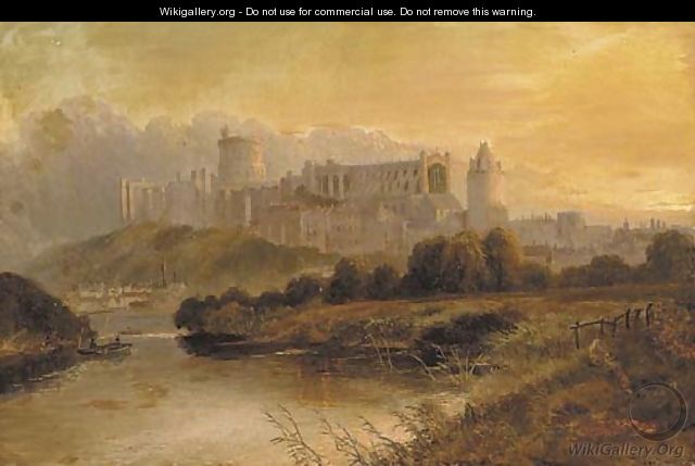 Windsor Castle from the Thames - John Syer