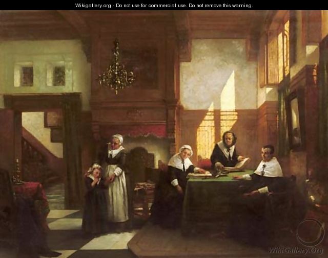 A kind reception - Johannes Anthonie Balthasar Stroebel