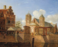 A View of a Town - Johannes Huibert Prins
