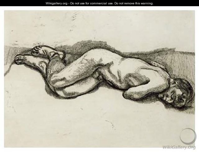 Naked Man on a Bed (H. 31 I) - Lucian Freud