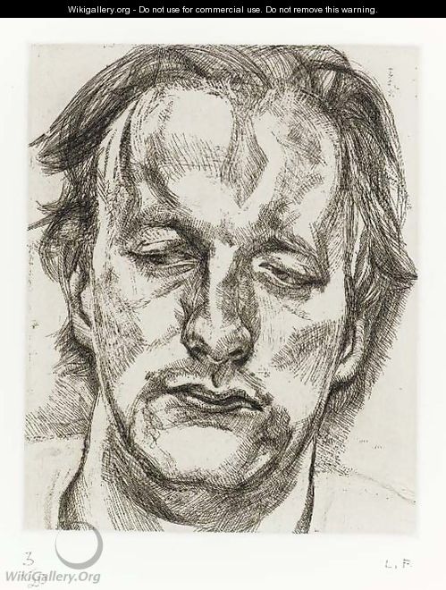 Head of a Man (Hartley 29) - Lucian Freud