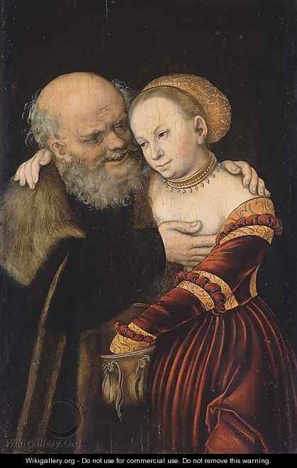 The Ill-matched Lovers 2 - Lucas The Younger Cranach