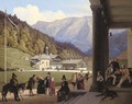 A View of Wildbad Kreuth in the Bavarian Alps - Ludwig August Most