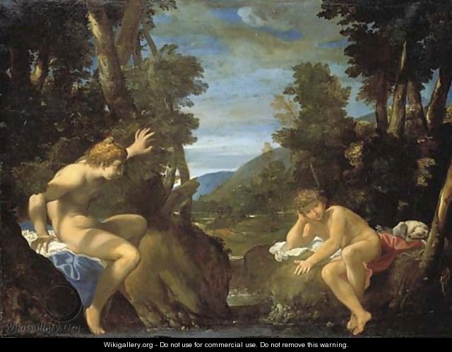 Salmacis and Hermaphroditus - Lodovico Carracci